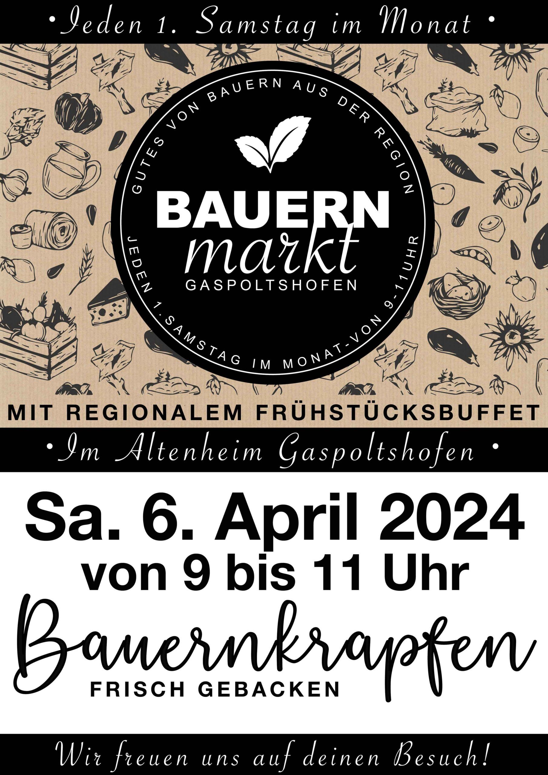 Bauernmarkt Gaspoltshofen April 2024