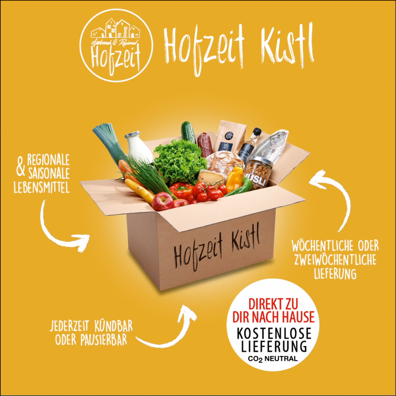 Das regionale Hofzeit Kistl